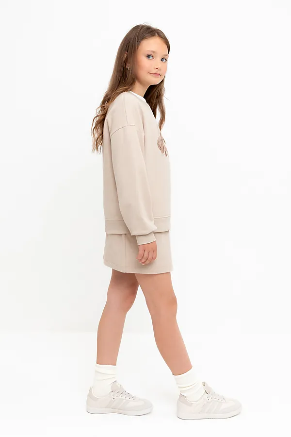 Юбка CROCKID, темно-бежевый к495 - фото 2