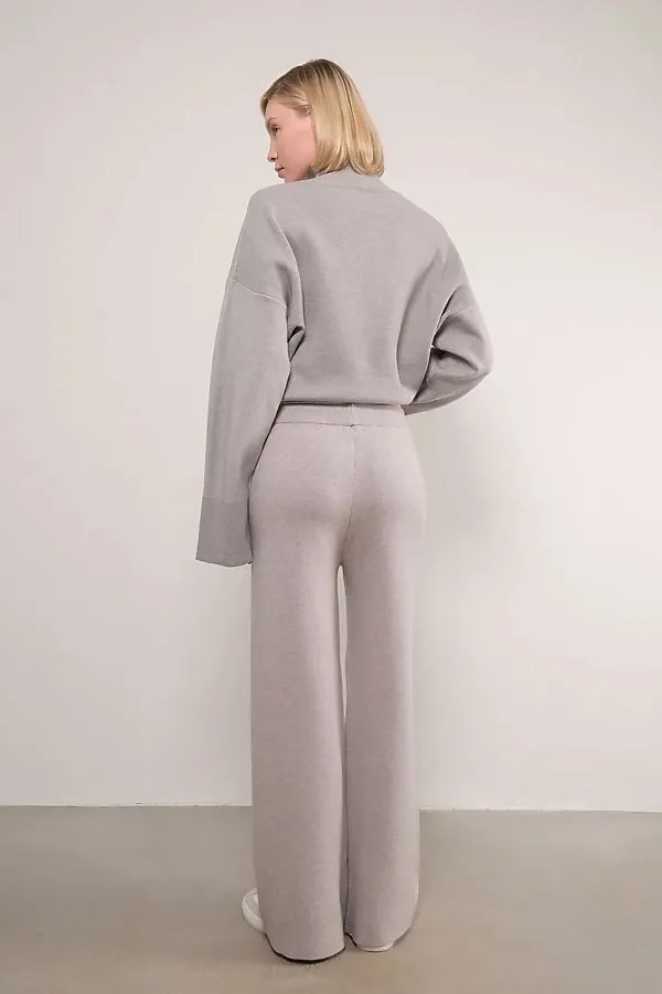 Брюки INCITY, серый меланж - фото 2