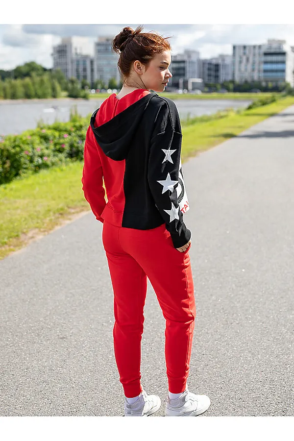 Худи OPIUM, красный/белый/черный - фото 2