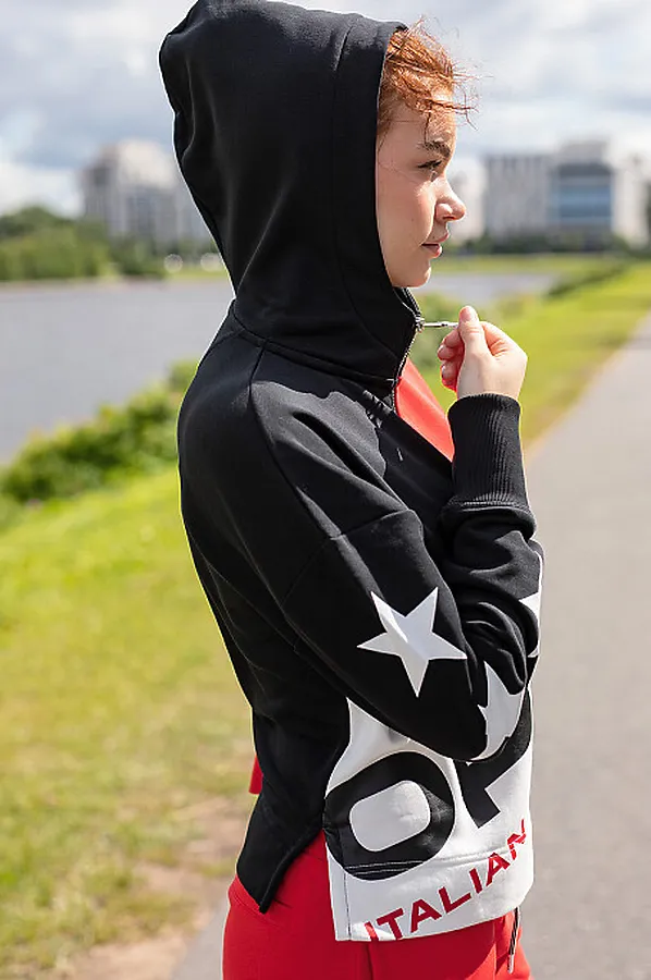 Худи OPIUM, красный/белый/черный - фото 2