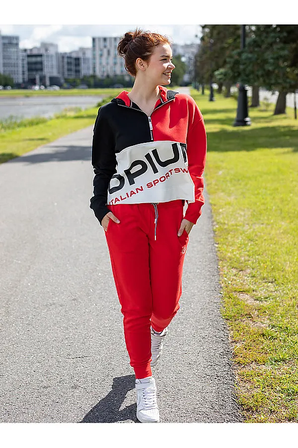 Худи OPIUM, красный/белый/черный - фото 2