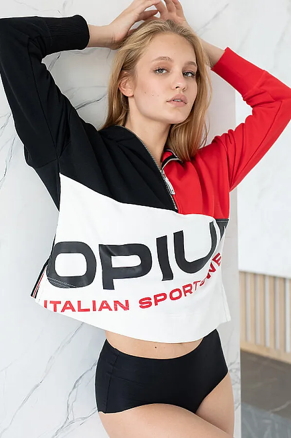Худи OPIUM, красный/белый/черный - фото 2