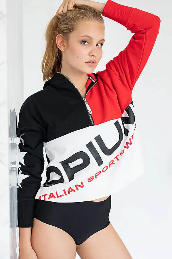 Худи OPIUM, красный/белый/черный - фото 2