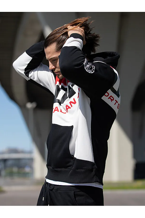 Худи OPIUM, красный/белый/черный - фото 2