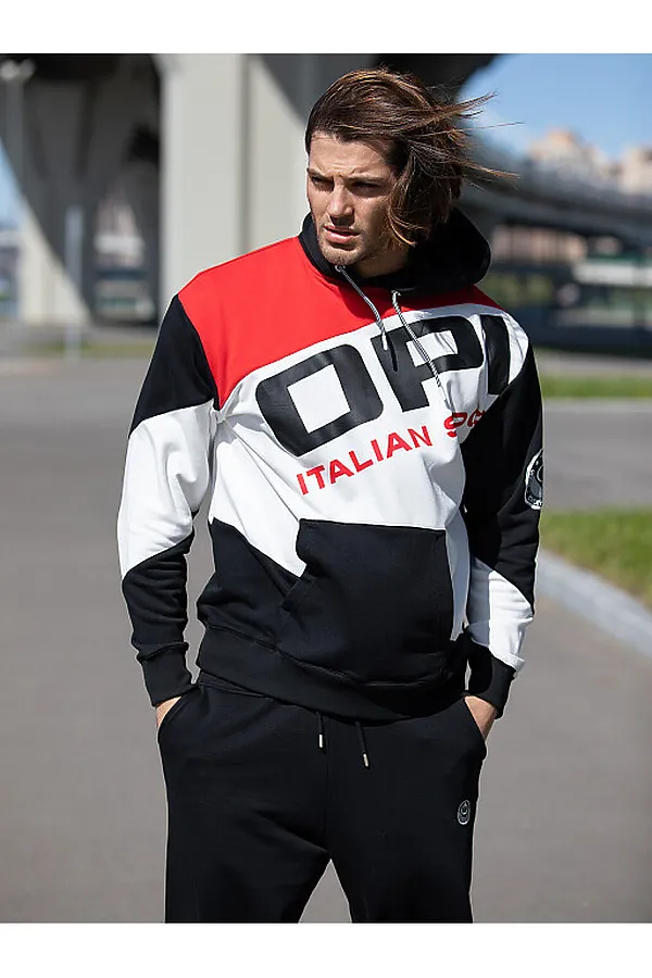 Худи OPIUM, красный/белый/черный - фото 2