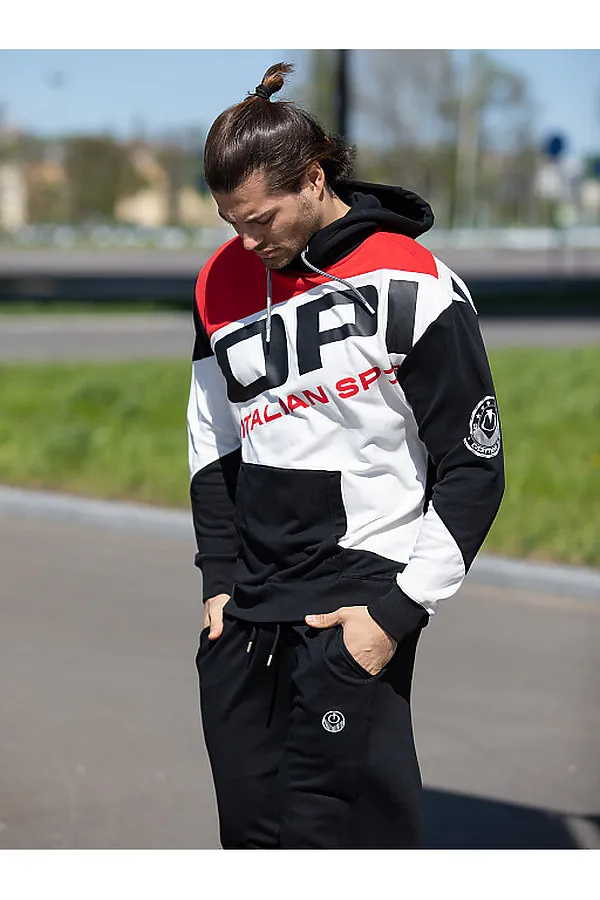 Худи OPIUM, красный/белый/черный - фото 2