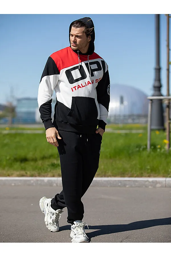 Худи OPIUM, красный/белый/черный - фото 2