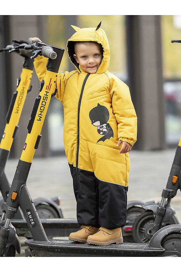 Комбинезон BATIK, горчичный/черный - фото 2