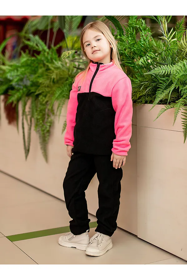 Толстовка BATIK, черный/розовый неон - фото 2