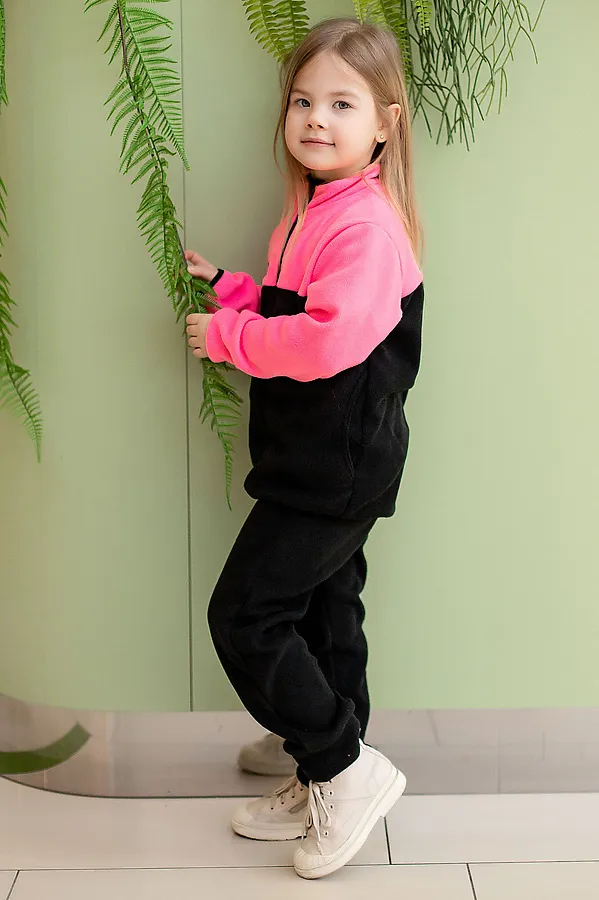 Толстовка BATIK, черный/розовый неон - фото 2