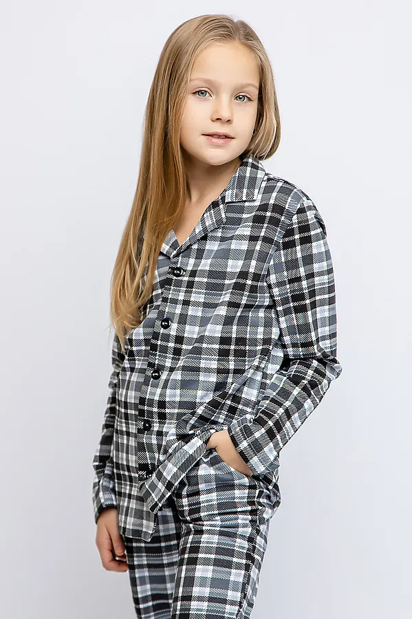 Комплект (Рубашка+Брюки) BATIK, черный - фото 2