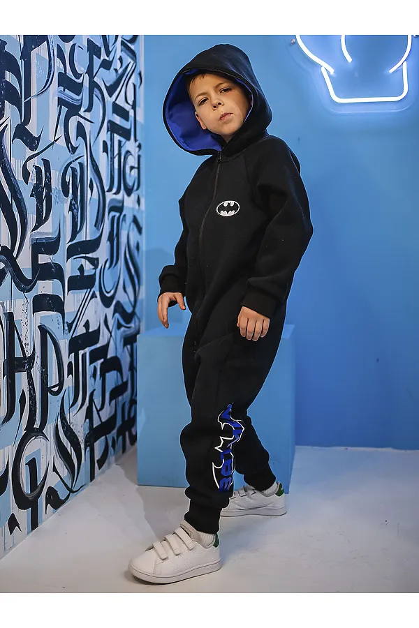 Комбинезон BATIK, черный/синий - фото 2