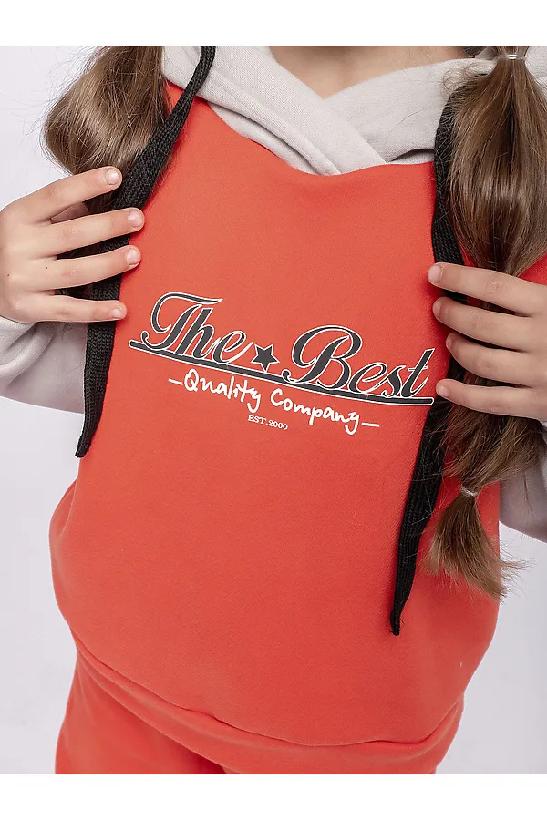 Комплект(Худи+Брюки) BATIK, оранжевый - фото 2