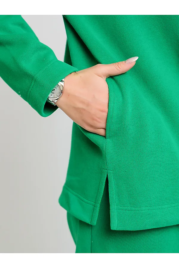 Комплект (Лонгслив+Брюки) BATIK, изумрудный - фото 2