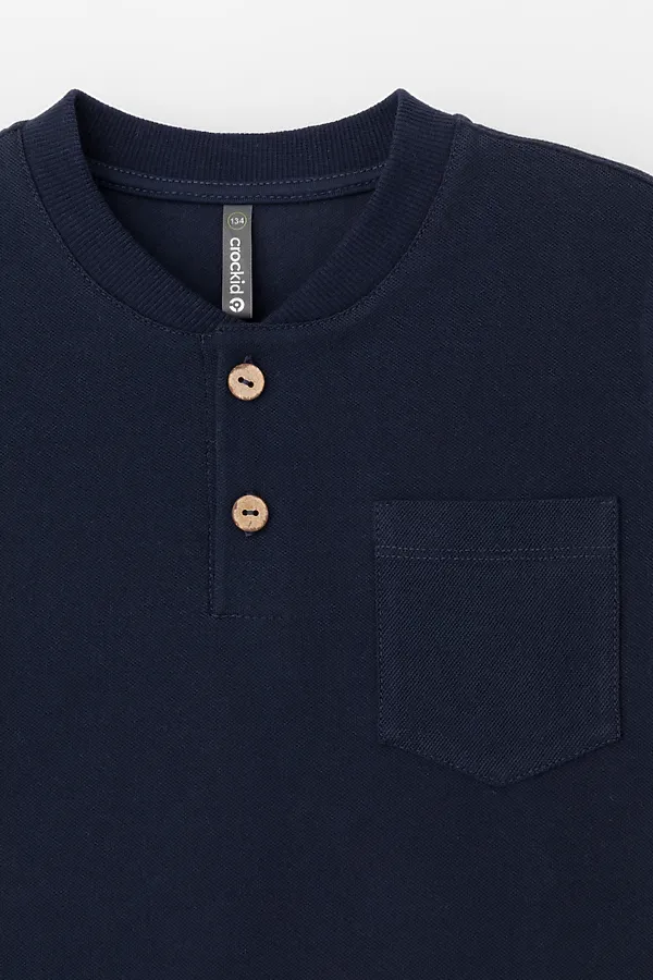 Джемпер поло CROCKID, индиго к504 - фото 2