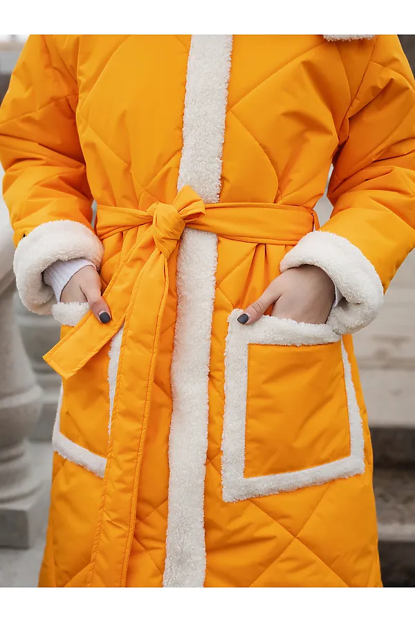 Пальто BATIK, янтарный - фото 2