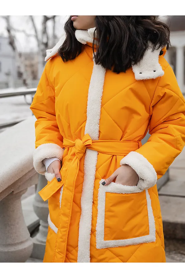 Пальто BATIK, янтарный - фото 2