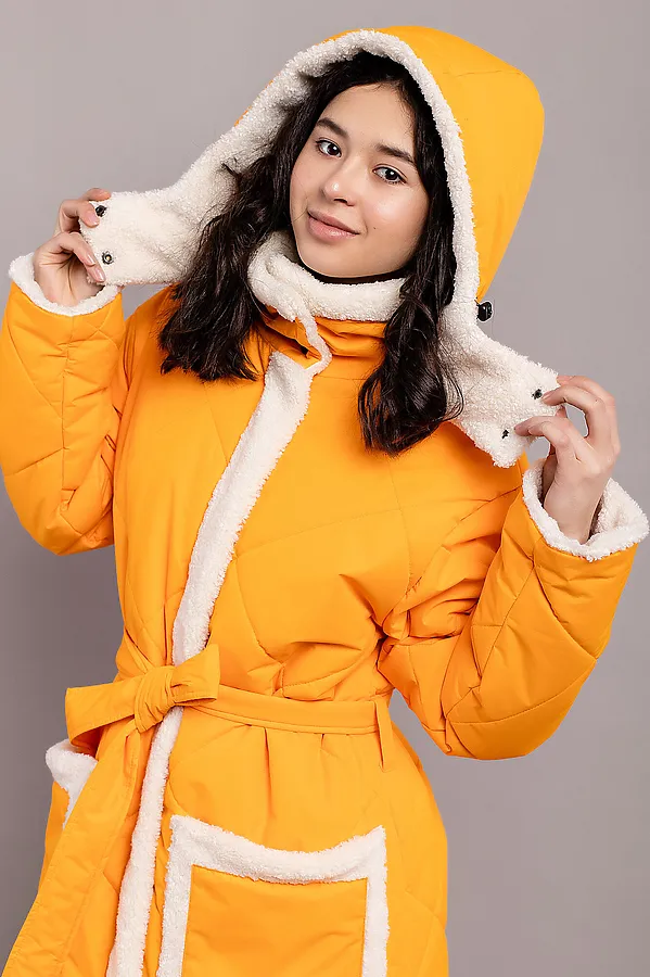 Пальто BATIK, янтарный - фото 2