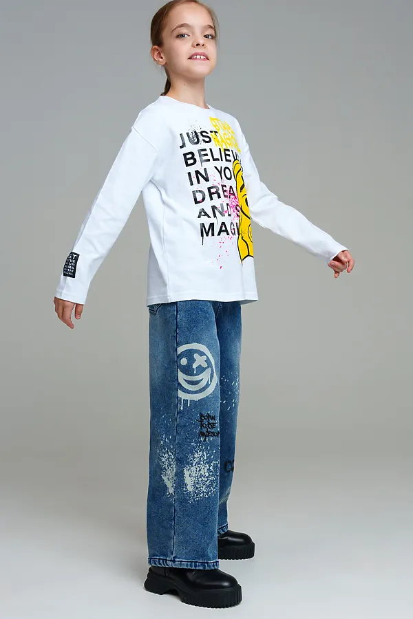 Джинсы PLAYTODAY, голубой - фото 2