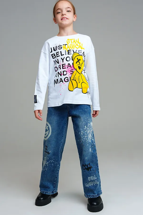 Джинсы PLAYTODAY, голубой - фото 2