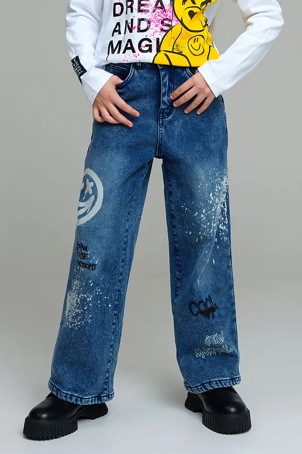 Джинсы PLAYTODAY, голубой - фото 2