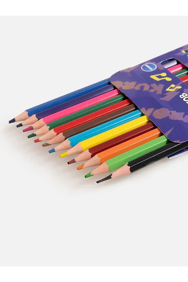 Карандаши цветные 12 цветов ACOOLA, разноцветный - фото 2