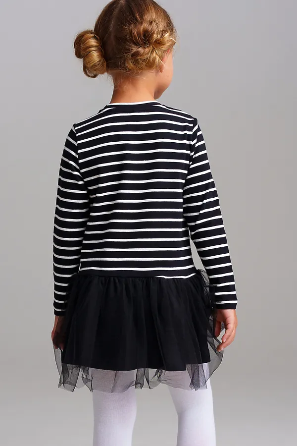 Платье PLAYTODAY, черный,белый - фото 2