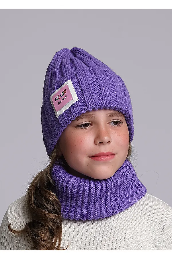 Шапка CLEVER, фиолетовый - фото 2