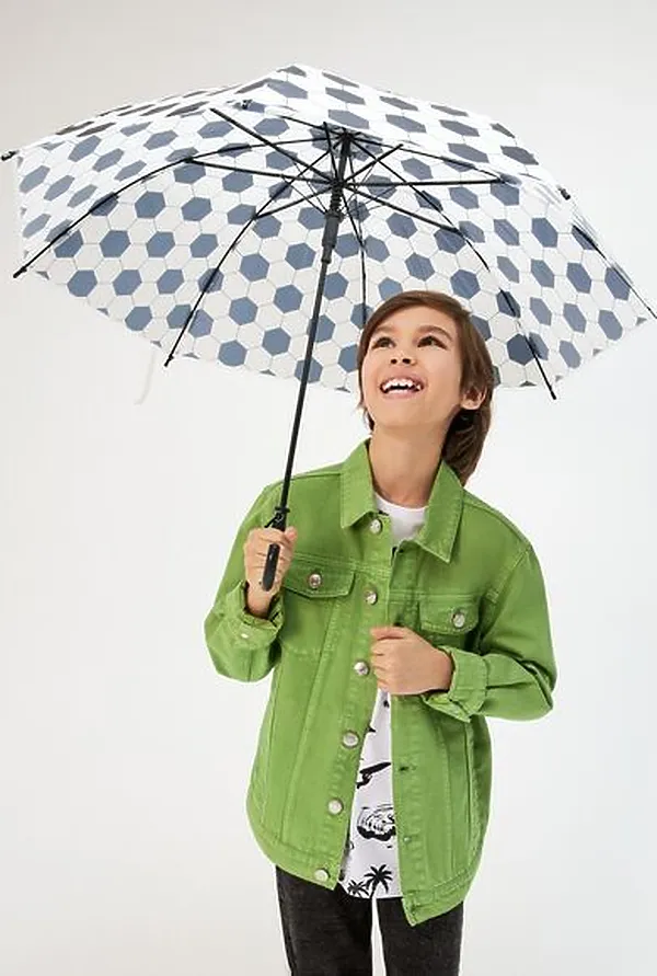 Зонт ACOOLA, черно-белый - фото 2