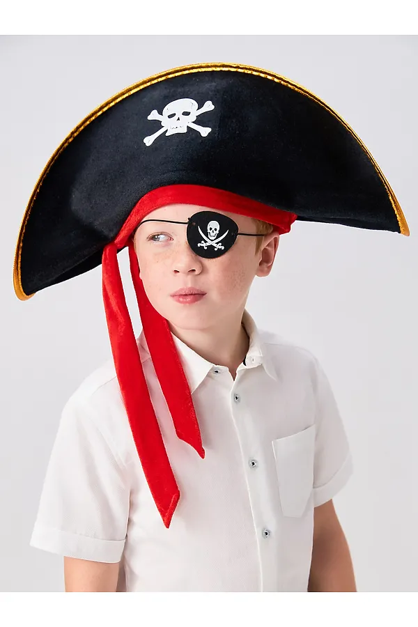 Набор карнавальн. (Шляпа+Повязка)) ACOOLA, черный - фото 2