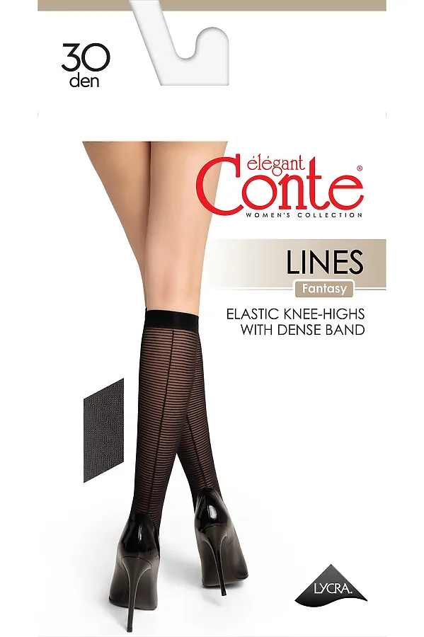 Гольфы CONTE ELEGANT, nero - фото 2