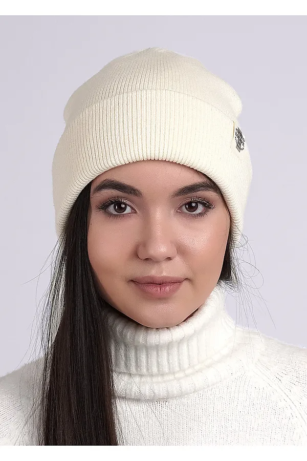 Шапка CLEVER, молочный - фото 2