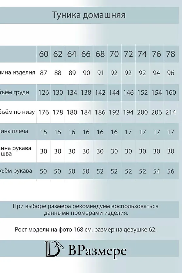 Туника 477 НАТАЛИ, темно-синий - фото 2