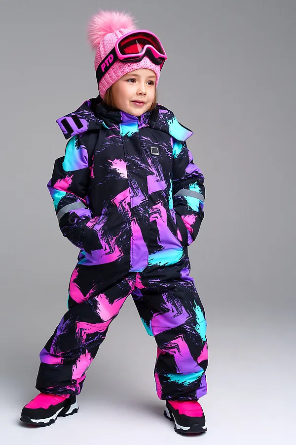 Маска горнолыжная детская PLAYTODAY, фуксия - фото 2