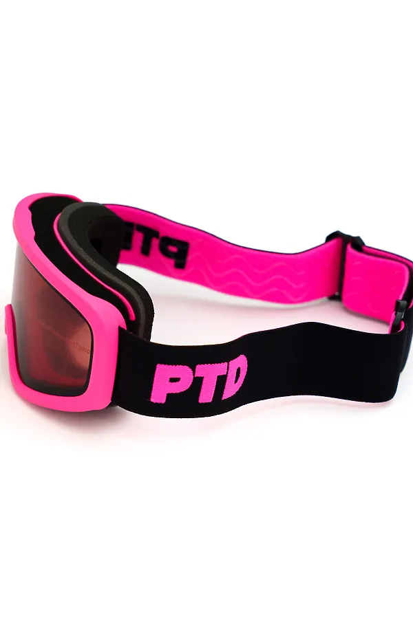 Маска горнолыжная детская PLAYTODAY, фуксия - фото 2