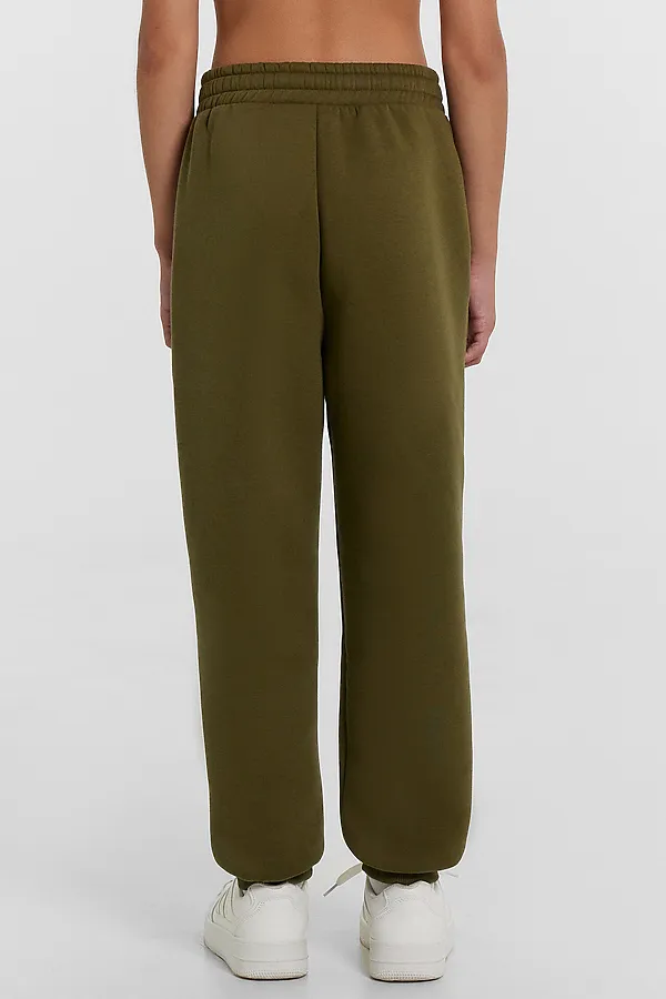 Комплект (Свитшот+Брюки) MARK FORMELLE, темная олива +печать - фото 2