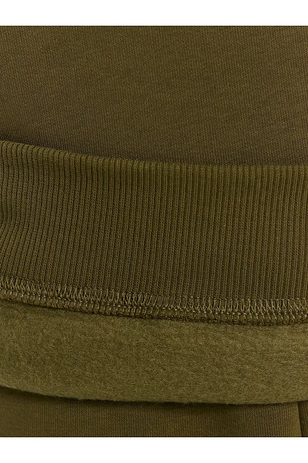 Комплект (Свитшот+Брюки) MARK FORMELLE, темная олива +печать - фото 2