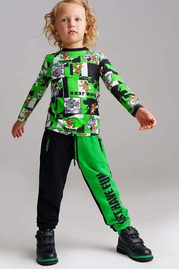 Лонгслив PLAYTODAY, разноцветный - фото 2