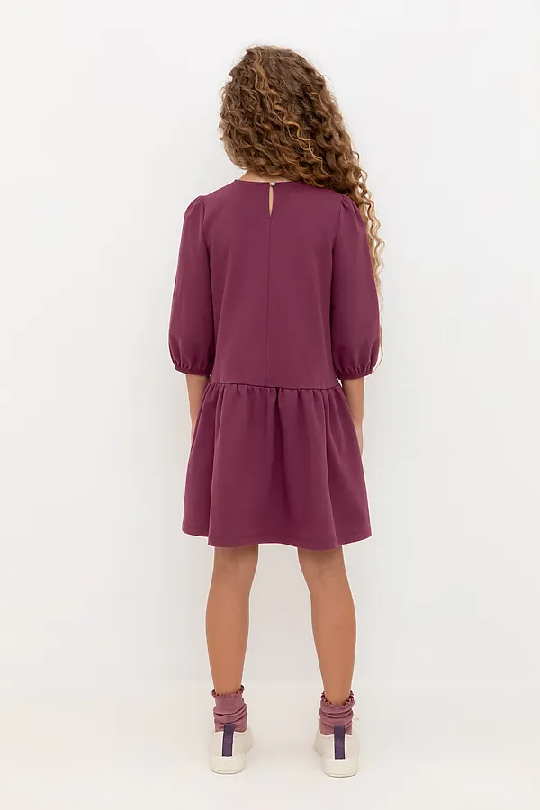 Платье  CROCKID, насыщенная клюква к499 - фото 2