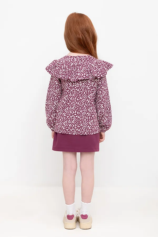 Юбка CROCKID, насыщенная клюква к497 - фото 2