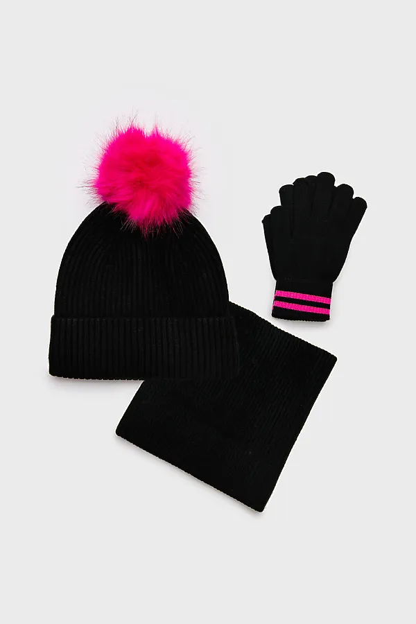 Комплект (Шапка+Снуд) PLAYTODAY, черный - фото 2