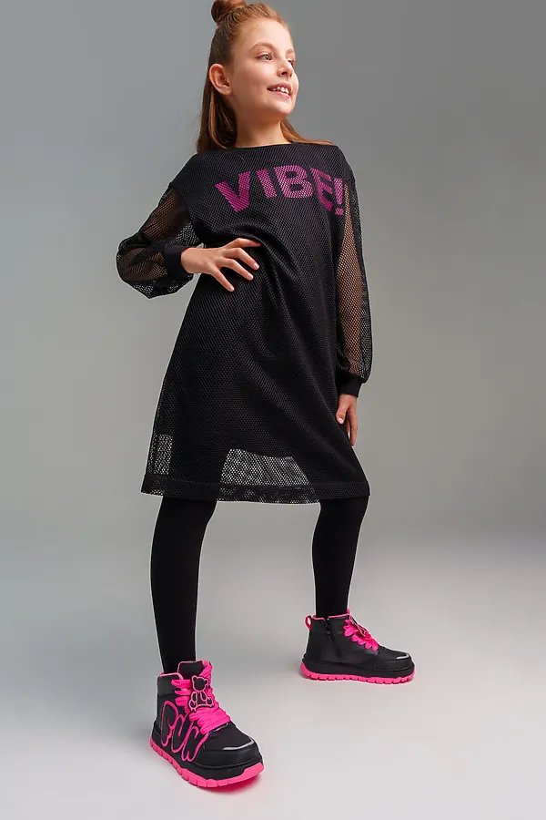 Ботинки PLAYTODAY, черный,фуксия - фото 2