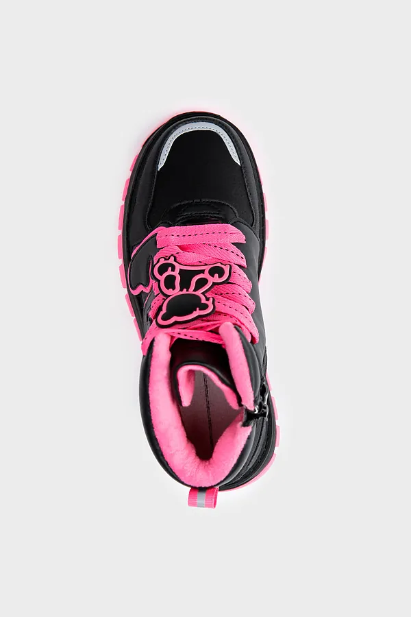 Ботинки PLAYTODAY, черный,фуксия - фото 2