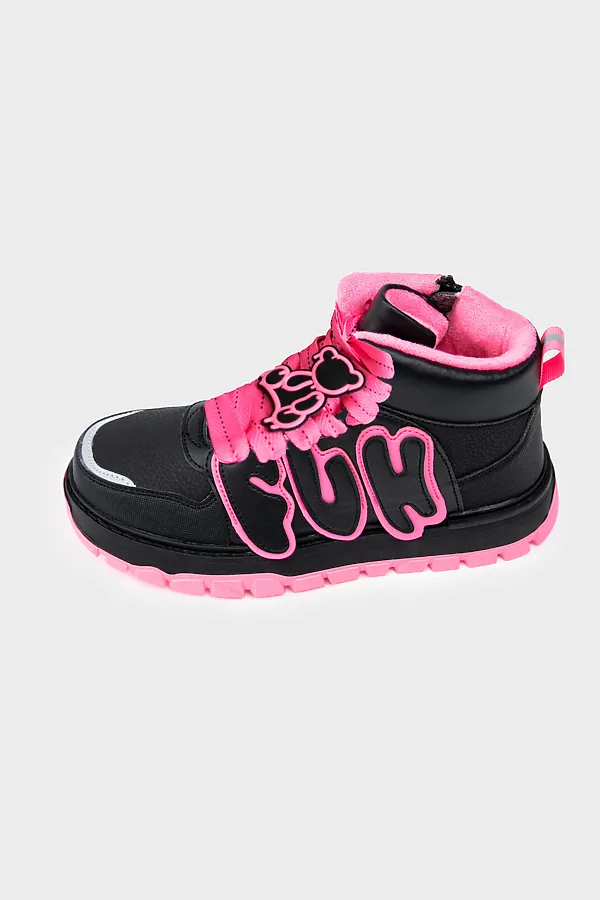 Ботинки PLAYTODAY, черный,фуксия - фото 2