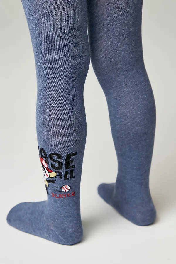 Колготки БРЕСТСКИЕ, джинс меланж - фото 2