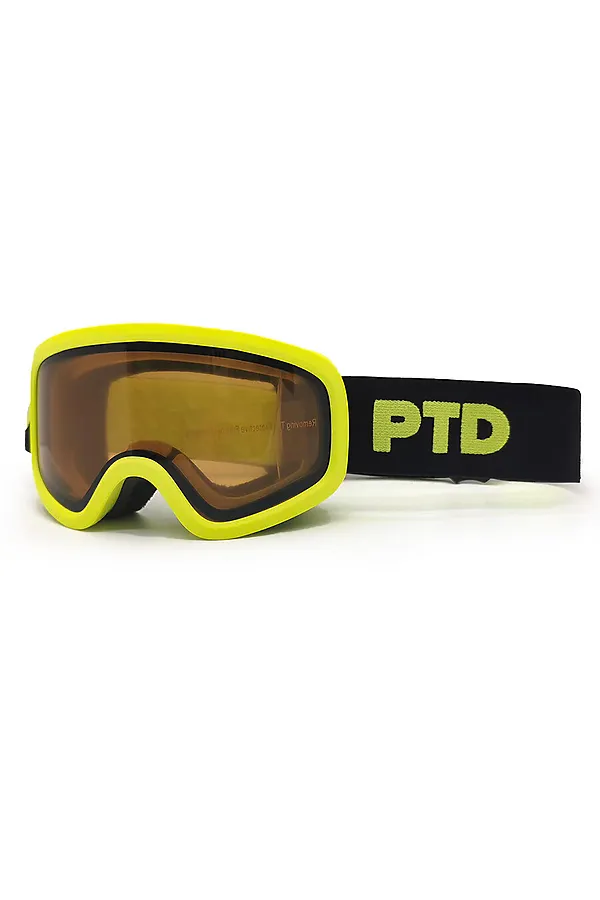 Маска горнолыжная детская PLAYTODAY, жёлтый - фото 2
