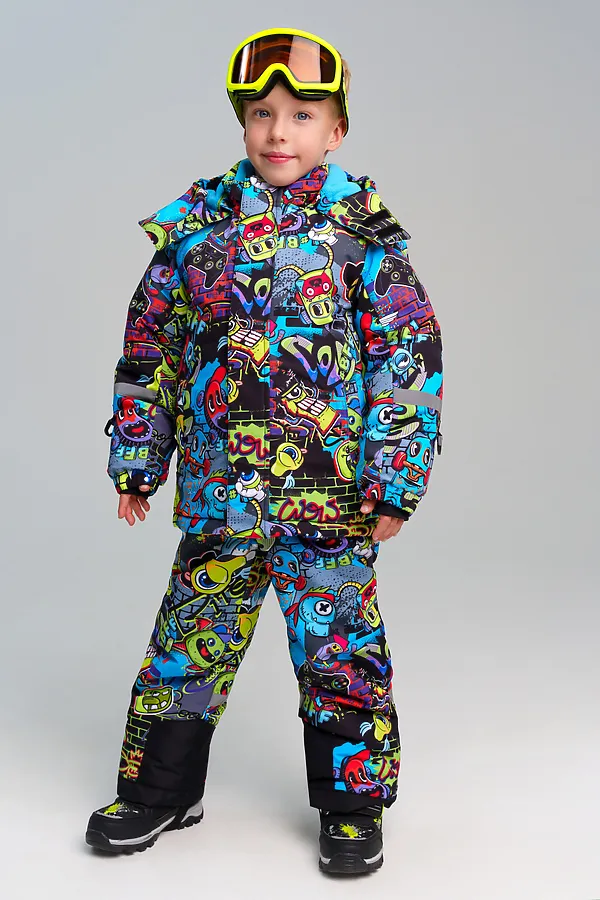 Маска горнолыжная детская PLAYTODAY, жёлтый - фото 2