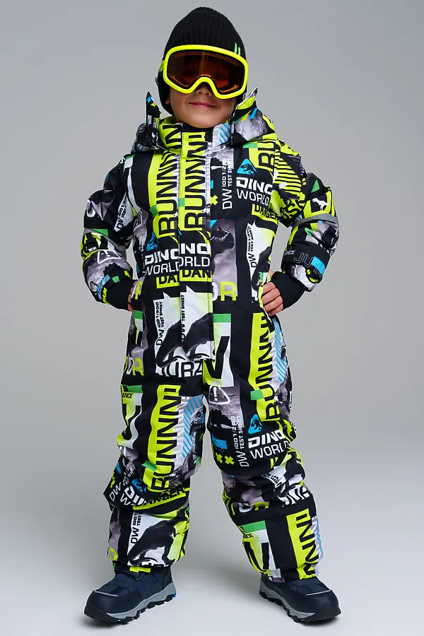 Маска горнолыжная детская PLAYTODAY, жёлтый - фото 2