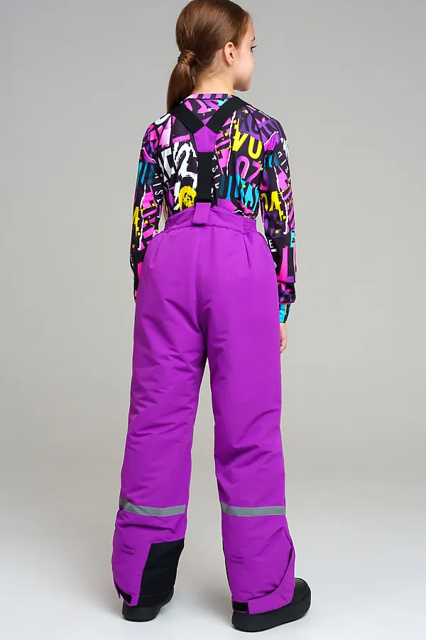 Брюки PLAYTODAY, сиреневый - фото 2