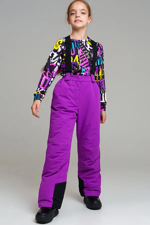 Брюки PLAYTODAY, сиреневый - фото 2